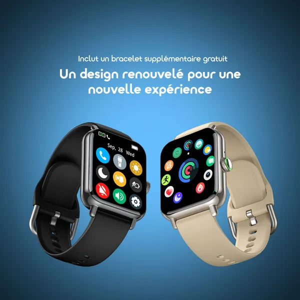 Montre Oraimo Watch 6 Pro — Cadrans IA | Écran 1,69" | Appels Bluetooth | Livraison Gabon | Kadmarket Kadmarket